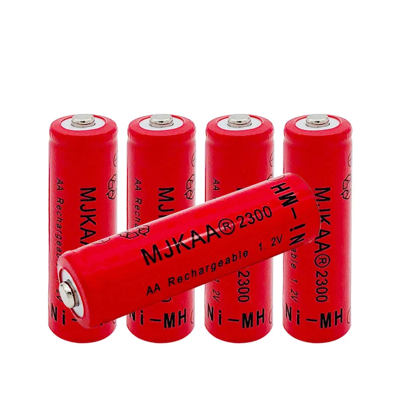 Аккумуляторная батарея MJAKA Ni-MH 2300 мАч AA 1 2 в подходит светодиодный светодиодных