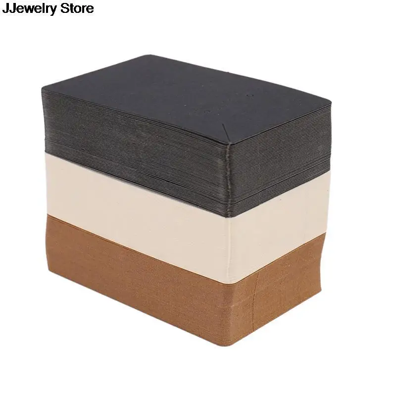 50 шт./100 шт./пакет витрины для сережек и ожерелий картонные упаковка серег Висячие