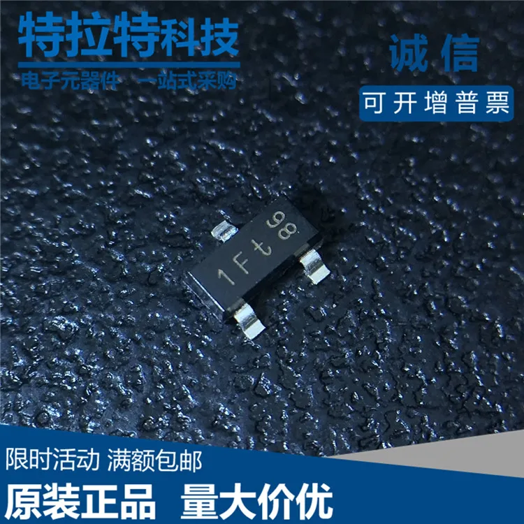 100 шт. BC847B SOT23 BC847 сот SMD 847B СОТ-23 1F Новинка транзистор | Электронные компоненты и