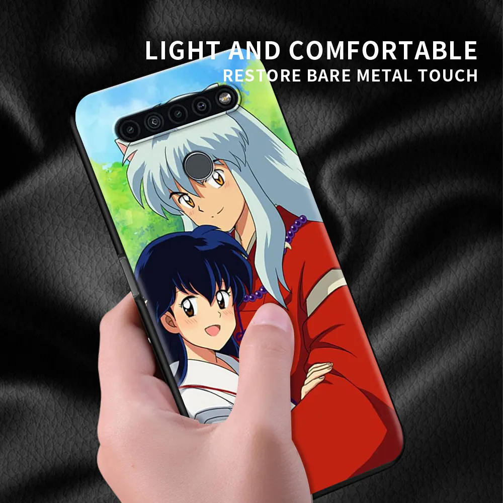 

Japanese manga Inuyasha Black Soft Cover for LG K41s K61 G6 K50 G7 K50s K40s K71 K40 K42 K52 G8 Cell Phone Case Shell Coque