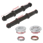 F2TC велосипедный вал Axie Нижний Кронштейн фиксированный велосипедный коленчатый вал квадратное отверстие велосипедная сталь MTB