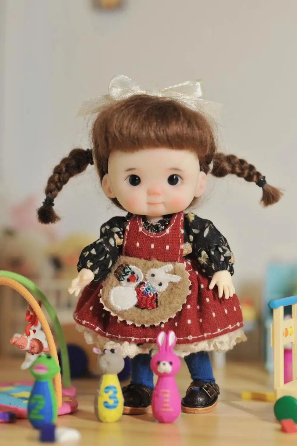 Голова куклы OB11 1/8 BJD голова OB полимерная глина для творчества 20200312 | Игрушки и
