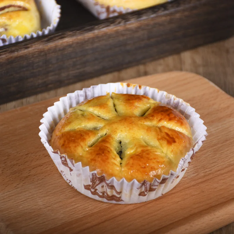 Круглые чашки для торта 200 шт лоток гамбургеров удобный и практичный хлеба