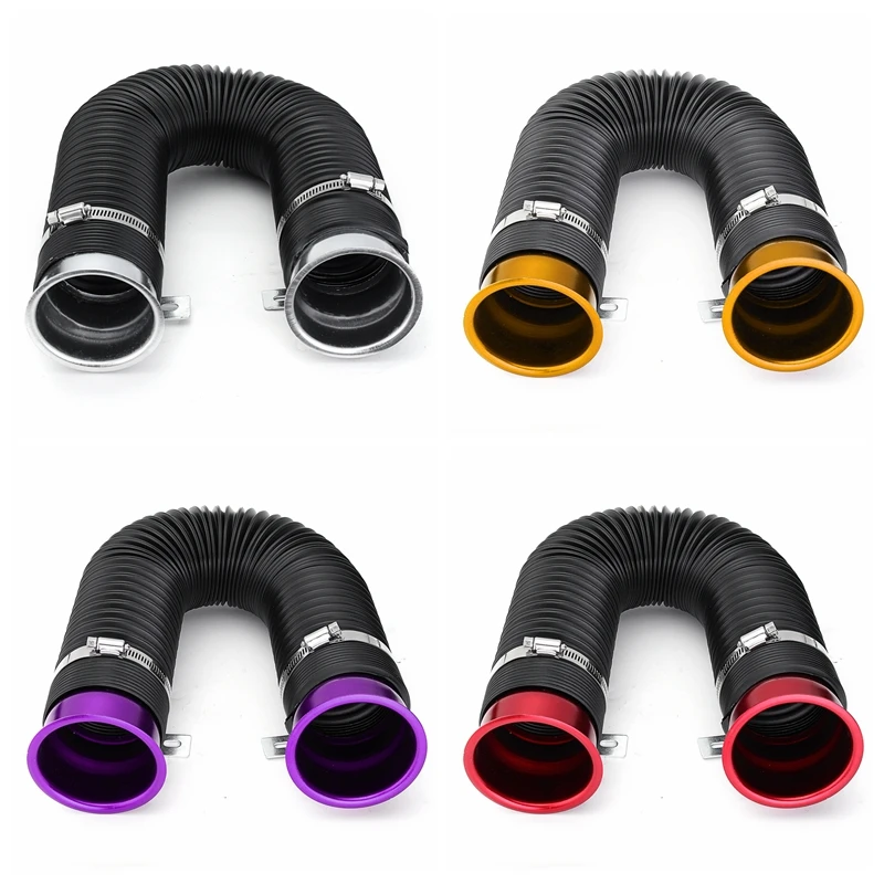 Автомобильный воздушный фильтр 76 мм 1 м впускная холодная труба гибкий подающий