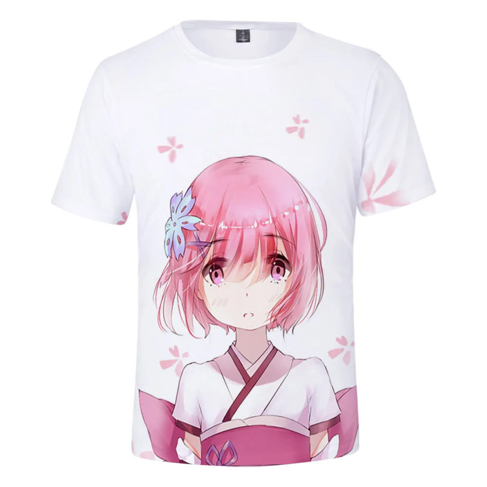 

Женская футболка с рисунком «Re: Life a Different World from Zero»