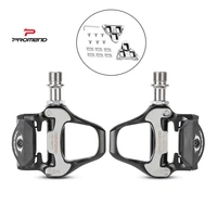 promend road bicycle pedals bike lock pedals with lock plate for spd system conversion aluminum alloy self lock