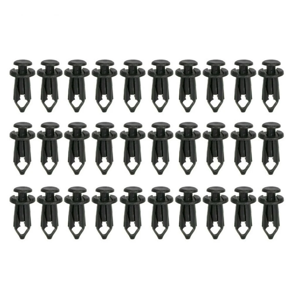 

190Pcs Car Trim Clips Push Pin Rivets 6 Sizes Bumper Hood Door Panel Fender Mud Flap Lining Fastener