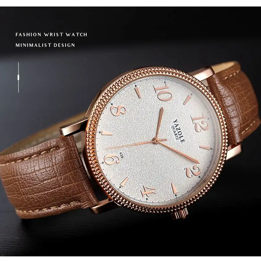 

YAZOLE Men Watch Top Luxury Brand Sport Watches Mens Quartz Wristwatch Male Clock Relogio Masculino YZL439
