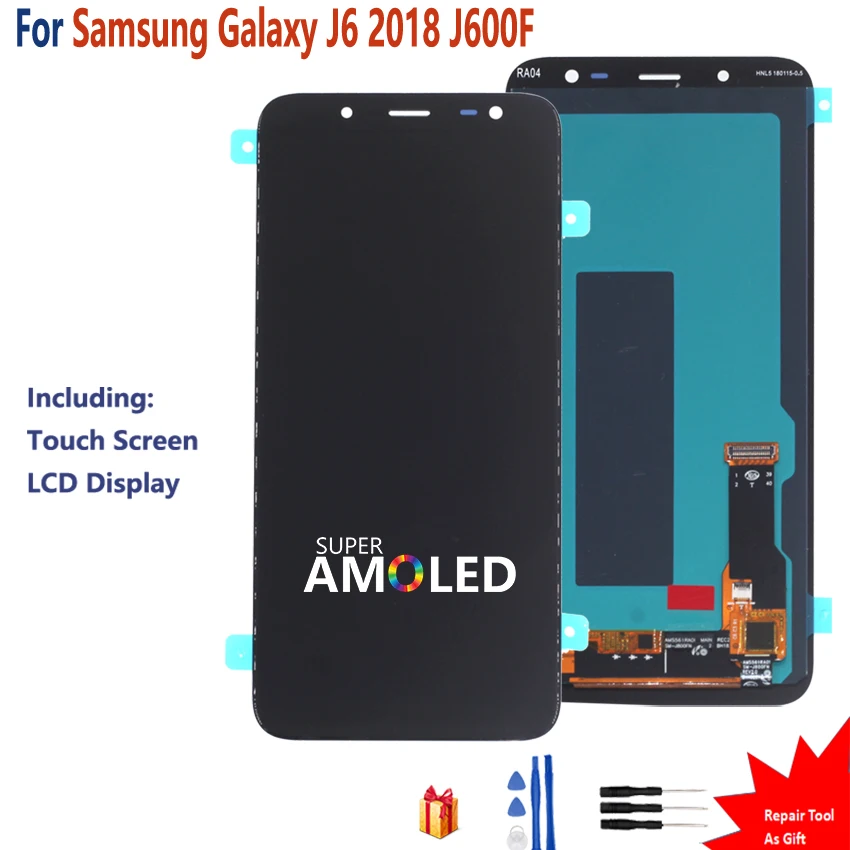 

AMOLED For Samsung Galaxy J6 2018 J600F J600 LCD Display Touch Screen LCD Display Digitizer Assembly For Samsung Galaxy J6 2018