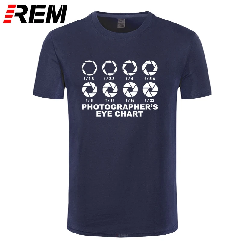

Photographers Eye Chart Print T-shirts Men Summer Fashion Style I Shoot Raw T Shirt Cool Short Sleeve Cotton Tops Tees