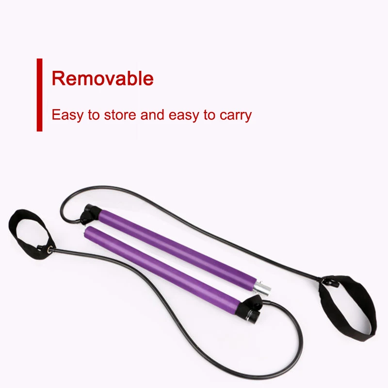 

Rally Yoga Pilates Bar Pilates Rope Multifunctional Fitness Bar Rally Home Weight Loss and Beautiful Buttocks Slimming Tool XB