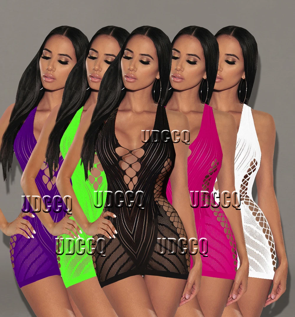 

Sexy Sleepwear Lingerie Babydoll BODYSUIT Mesh Floral backless Body Stocking Intimate Catsuit baby doll dress Chemises Q513