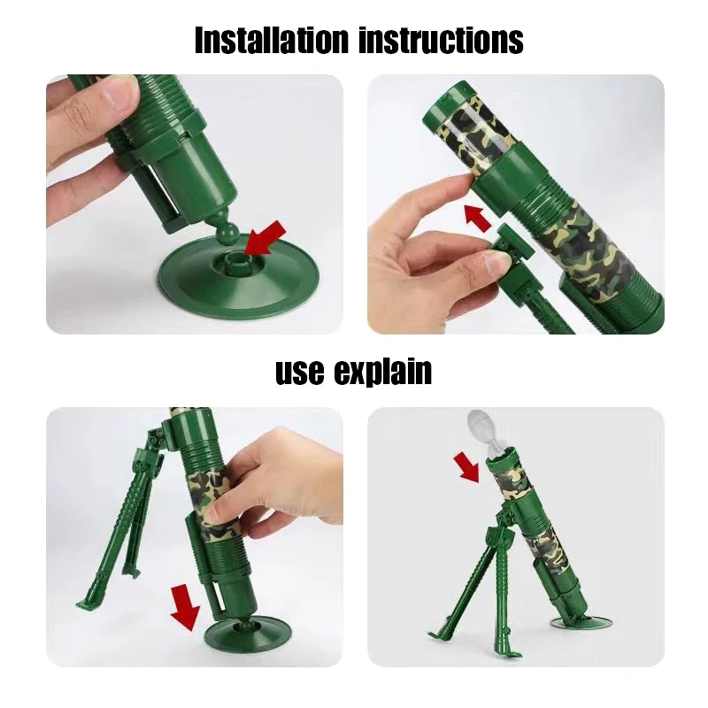 Новая детская мини бомба для минометов подготовленная ручной пушки боевой