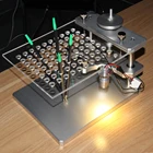 DHL бесплатные металлические пластины Led Нержавеющаясталь рамка фонового режима отладки + 22 шт. BDM Адаптеры работают для KESS Нержавеющаясталь Металл Led рамка фонового режима отладки