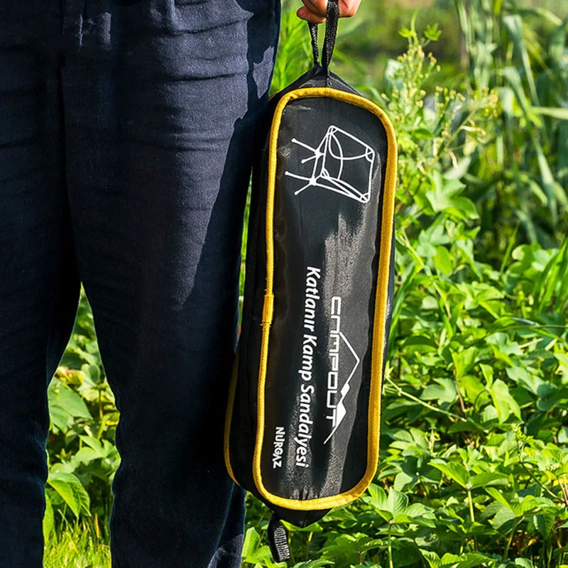 Satin Al Kamp Katlanır Sandalye Taşınabilir Ay Sandalye Plaj Eğlence Salonu Sandalye Açık Balıkçılık Sandalye Katlanabilir Sandalye