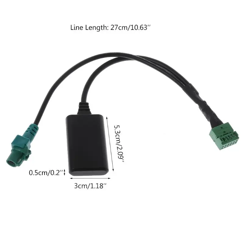 MMI 3G AMI 12 контактный Bluetooth совместимый AUX кабель адаптер беспроводной аудиовход