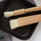 Инструменты для барбекю деревянная масляная щетка высокотемпературная выпечка жаропрочная форма для хлеба повара Кондитерские масляные кремы Инструменты для барбекю, кисточка для смазывания