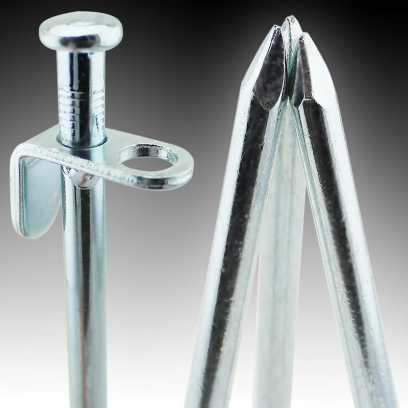 

Outdoor Strength Steel Tent Nail Spike Canopy Tent Pegs Camping Tent Stakes Ground Pin Tent Accessories