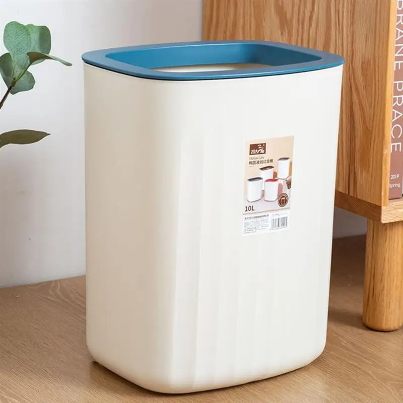 

1pc Home Household Mini Trash Can Office Wastepaper Basket Rubbish Container