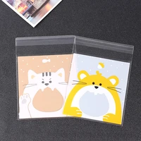 baking biscuits candy cartoon food packaging bag accessories try to pack small packaging bags opp self adhesive