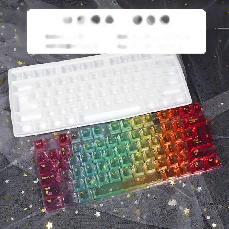 

DIY Computer Keyboard Shape Silicone Mold Natural Handmade Soap Chocolate Candy Mould Craft Resin Clay Decorating Tools