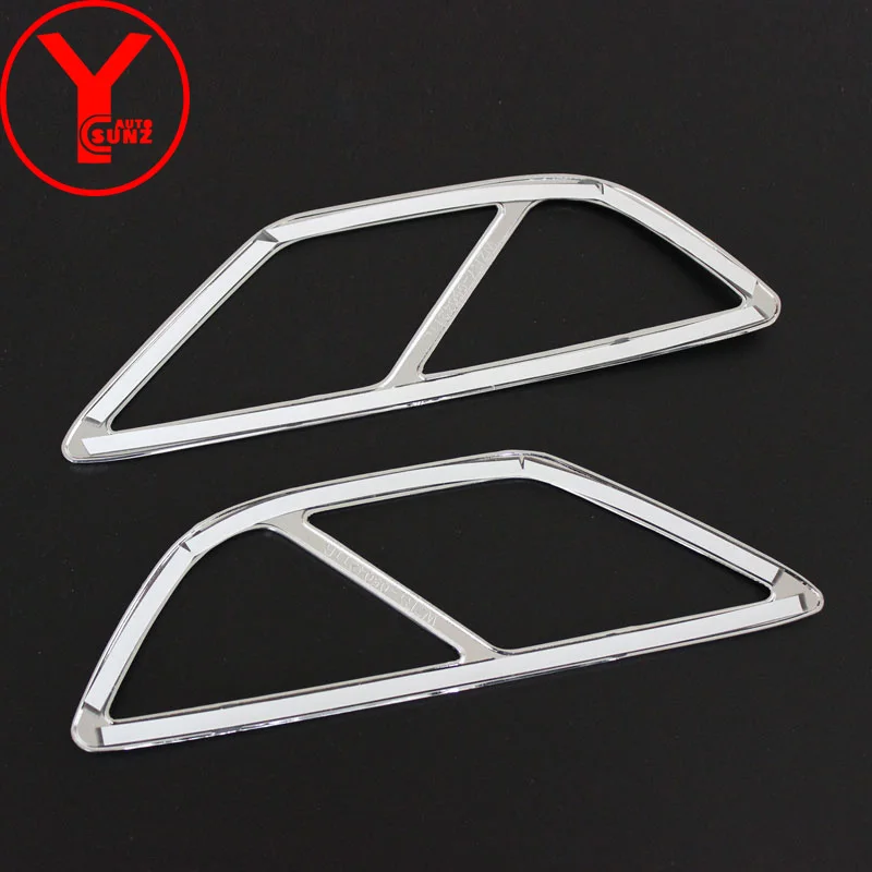 2016 2018 ABS Хромированная задняя противотуманная фара крышка для toyota rav4 аксессуары