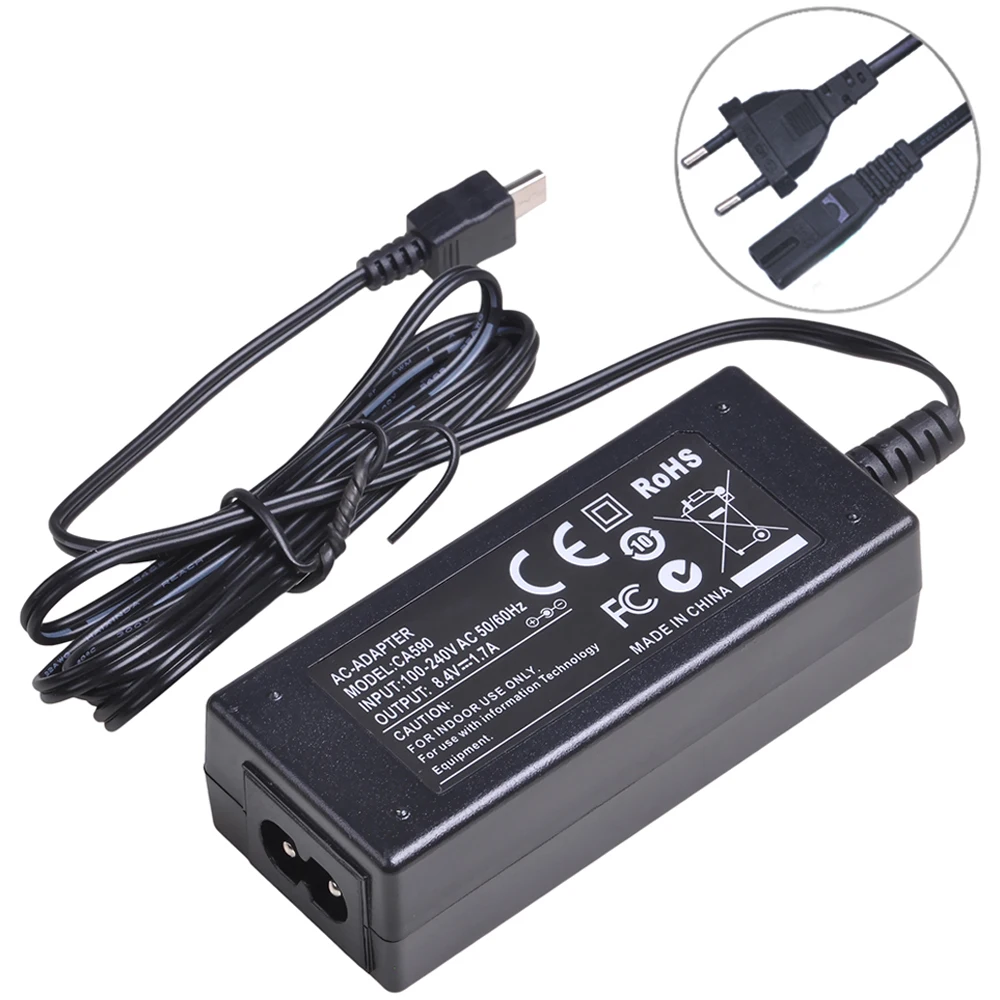 CA 590 CA590 адаптер питания переменного тока для Canon FS10 FS11 FS100 фотокамера VIXIA HF R10 R11 R100