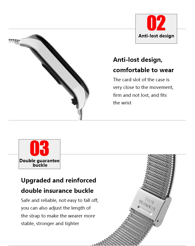 Металлический ремешок для часов Xiaomi Mi Band 5 подходит с небольшим зазором устойчив
