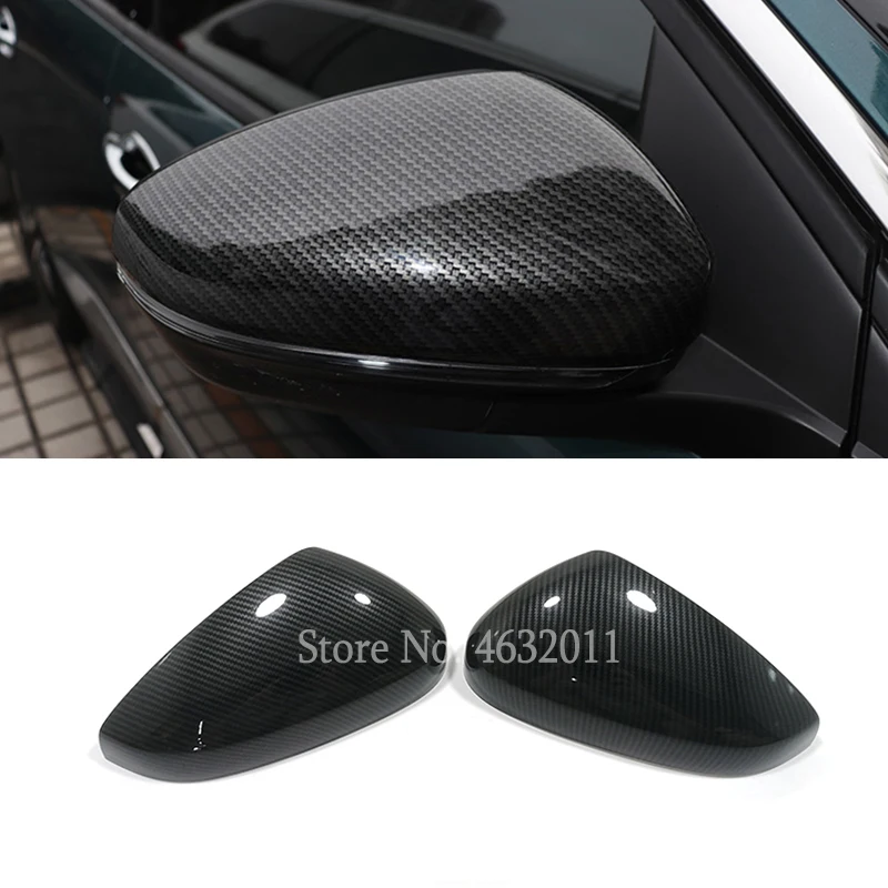 2 шт. зеркальная защитная крышка для Peugeot 3008 GT 5008 2nd 2017 2018 ABS из углеродного