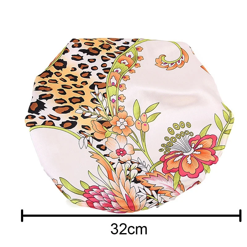 Розовый Для женщин двойной Слои шелковистые DU-RAG волосяной покров аксессуары