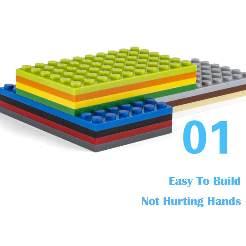 Базовая пластина Smartable 6X10 строительные блоки MOC детали кирпичи сделай сам