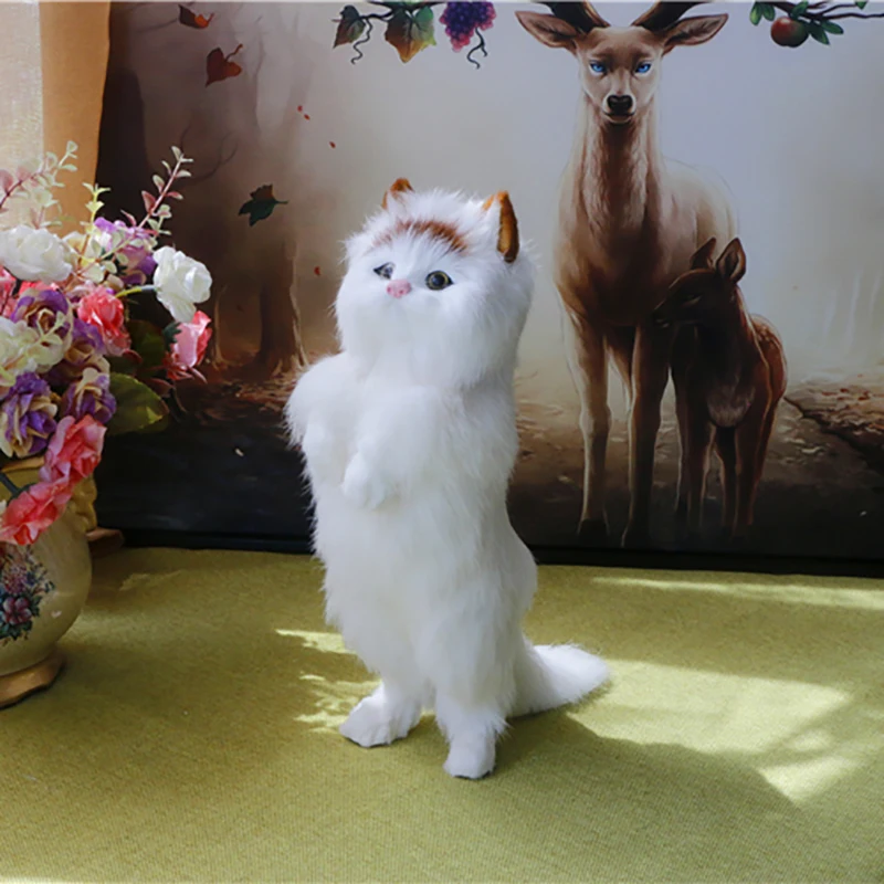 Имитация кошачьей кожи милый котенок имитация животного модель домашнего декора