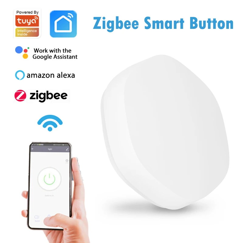 ZigBee Tuya Smart Switch Wireless Control Multi-Scene Linkage Light Button With Alexa Google Life App | Электроника