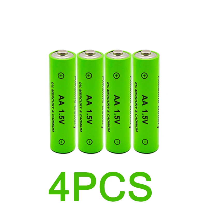 Красный Тег 3000 MAH перезаряжаемая батарея AA 1,5 V перезаряжаемая для часов игрушки фонарик пульт дистанционного управления батарея камеры+ зарядное устройство - Цвет: Красный