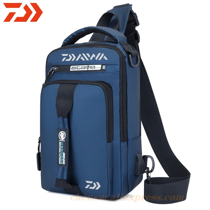 Простая сумка мессенджер Daiwa на плечо для мужчин и женщин Мужская Уличная