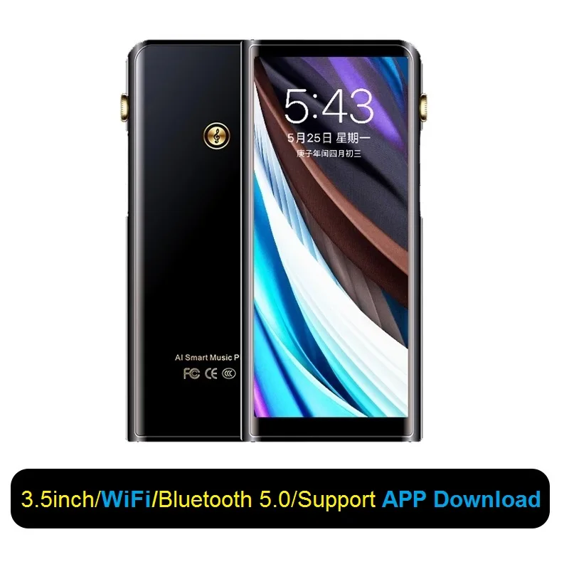 Новый металлический T18 Android Wifi MP4 плеер Bluetooth 5 0 полный сенсорный экран 3 дюймов HiFi