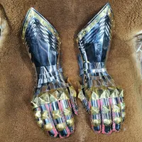 Стальные перчатки с гнущимися пальцами, в теории подойдут для самообороны на улице#3