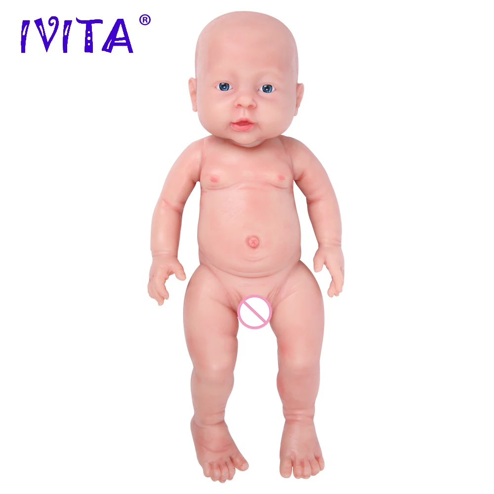 IVITA WB1503 41 см (16 дюймов) 2 кг силиконовые куклы для новорожденных с открытыми