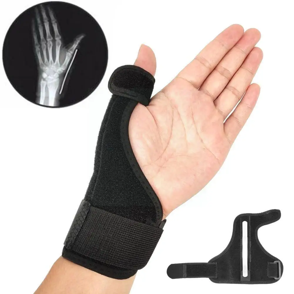 

1pcs Medical Wrist Thumb Hand Support Protector Steel Finger Brace Wrist Stabiliser Splint Outdoor Tunnel Carpal Guar Arthr P6R7