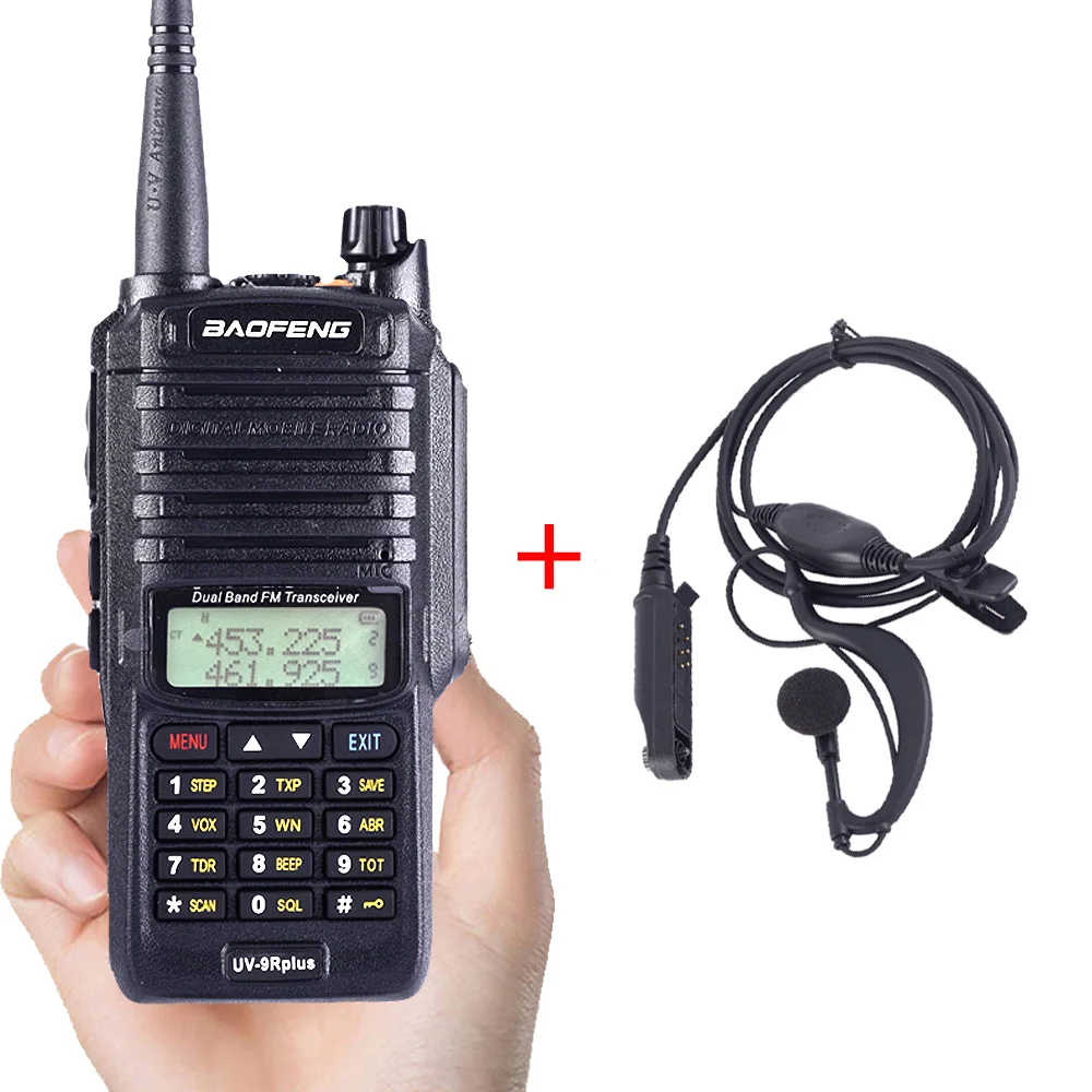 UV-9RP-Earp Baofeng UV-9R plus высокая мощность обновление водонепроницаемый IP67 walkie talkie 10 Вт для двухсторонней радиосвязи дальность 10 км 4500 мАч UV 9R plus - Цвет: UV-9RP-Earp