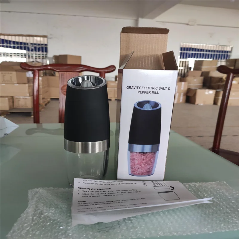 

Electric Induction Pepper Grinder For Heavy Duty Household Stainless Steel Pepper Salt Grinder For Solid Seasoning PERFUM BOTTL
