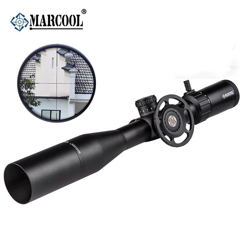 

Тактический Оптический прицел MARCOOL ALT 4,5-18X44 SFL для охотничьей пневматической винтовки, реальный огонь, страйкбольные пистолеты