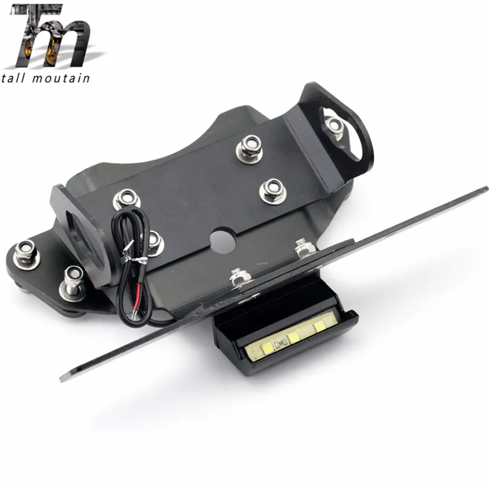 Держатель номерного знака Светодиодная лампа для KAWASAKI ER6N ER6F 2009-2011 NINJA 400 2010-2012