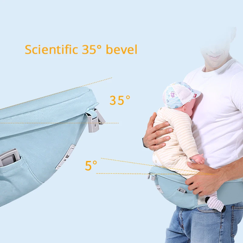 QINHU Универсальный кенгуру Хипсит (пояс для ношения ребенка) передний