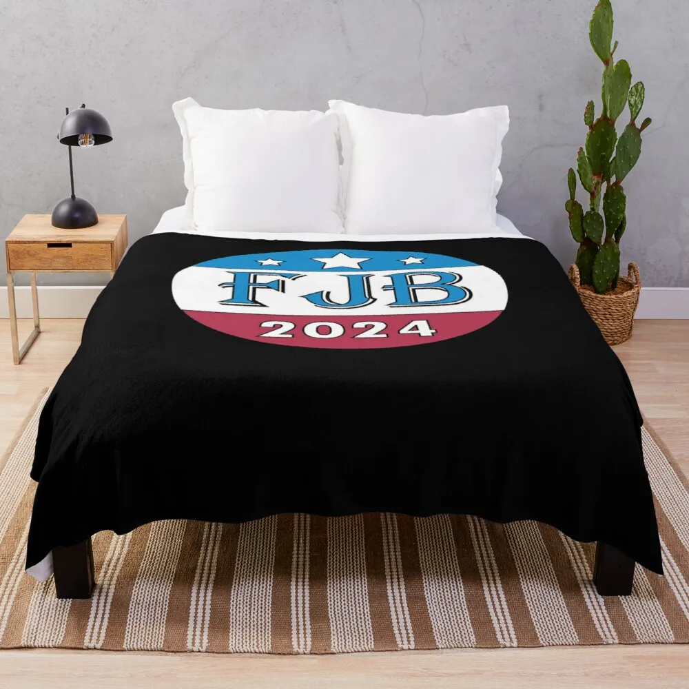 

FJB Pro America F Biden FJB Throw Blanket Flannel Fleece Blankets Throw Flatsheet Kids Adults Bedspread Sleeping Cover