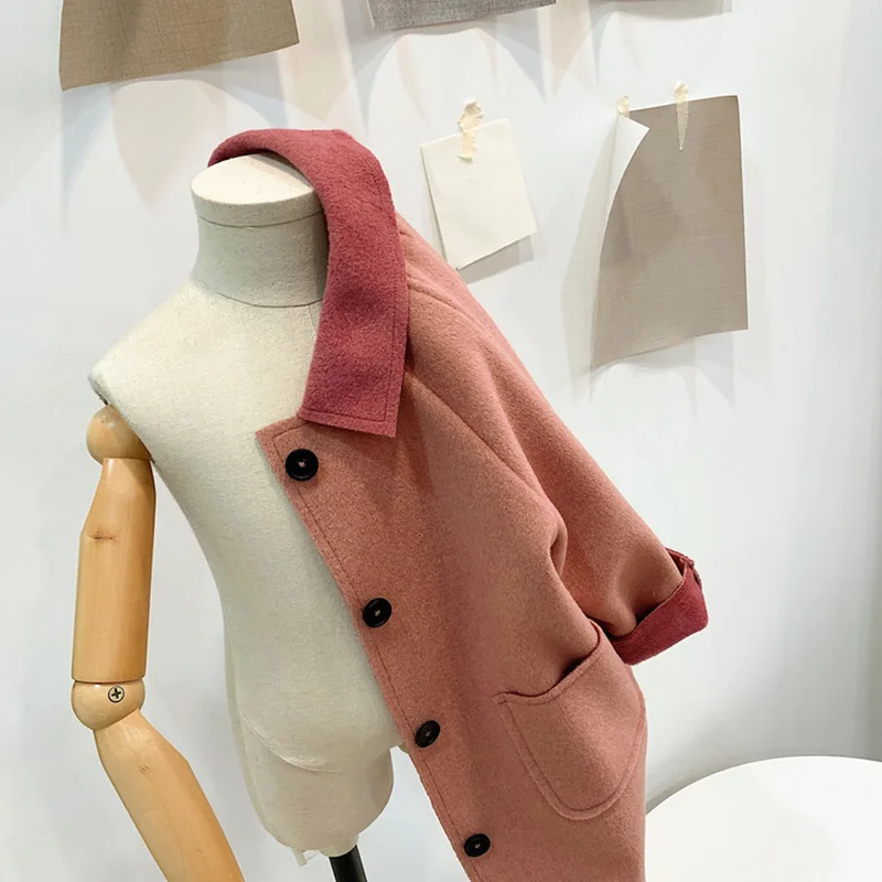 Baby Girl Wool Coats 2019 Winter New Toddler Girls Cute Hooded Jackets Kids Jacket Outwear Casual Coat 2-4Y |