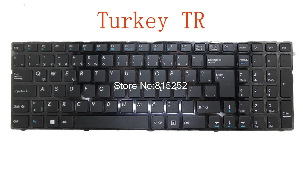 Клавиатура для Pegatron C15 TR Турция/США MP 13A86TQ 5281 0KN0 CN2TU12 13A86TQ65287 CN6TU12 CN7US12|Клавиатуры| |