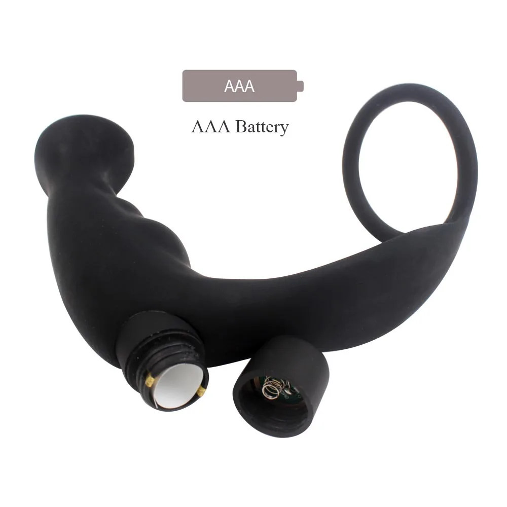 Анальный вибратор EXVOID с кольцом для задержки эякуляции секс-игрушки мужчин