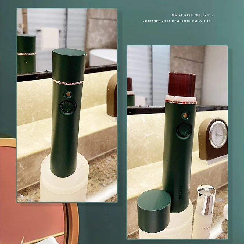 

KSKIN Facial Steamer Mini Air Compressor Kit Air-Brush Paint Spray Gun Hydrafacial For Nail Art Tattoo Craft Cake Nano Fog Mist