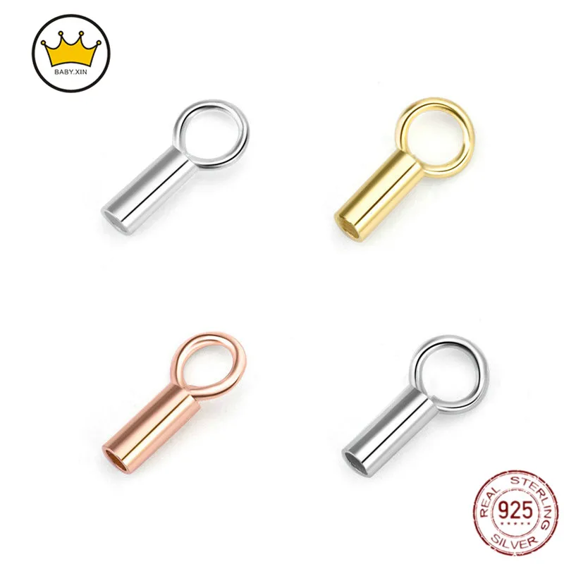 20 шт. серебро 925 пробы застежка и крючок для DIY браслета ожерелье ювелирные